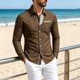thumbnail image 5 of Enjoytime Button Down Shirt Men Fashion Business Casual Dress Collared Long Sleeve Shirts with Pocket, 5 of 6