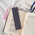 thumbnail image 4 of Kdxio Autumn Leaves With Blue Print Metal Tassel Bookmarks,Perfect Gift for Art Lovers and Bookworms Metal Bookmarks for Women, 4 of 8
