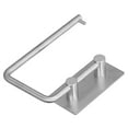 thumbnail image 2 of Portarrollos de papel higiénico de acero inoxidable autoadhesivo para baño, cocina y aseo., 2 of 14