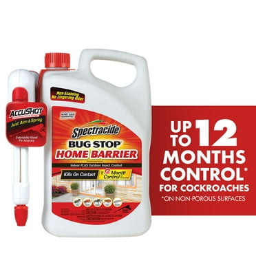 Spectracide Bug Stop Home Barrier, Includes AccuShot Sprayer, 1.33 Gallons