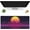 80s Retro Sunset, variant on Extended Mouse Pad,Abstract Modern Doodle Extended Gaming Mouse Pad,Large Non-Slip Rubber Base Mousepad with Stitched Edges,Waterproof Mouse Mat Desk Pad for Office Game Home 35.4x15.75 in