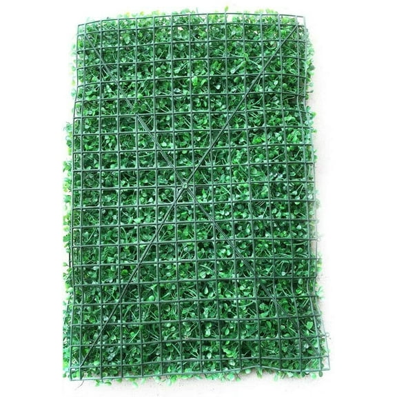 CNCEST 12Pack 23.62"×15.74“ Artificial Green Plant Wall PE for Indoor Outdoor Decor