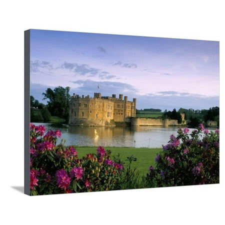 Leeds Castle Kent Christmas Leeds Castle, Kent, England, United Kingdom Stretched Canvas Print Wall Art By Adam Woolfitt ()
