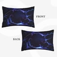 thumbnail image 2 of Fotbe Blue thunder bolt light Pattern Pillow Cases - Envelope Closure - Luxury, Extra Soft, Cooling Pillow Covers - Wrinkle, Fade, Stain Resistant-20"x30", 2 of 6