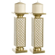 Schonwerk Decorative Candle Holder (Set of 2) - Diamond Lattice