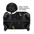 thumbnail image 2 of Bingfone Color Musical Notes for Luggage Cover Washable Suitcase Cover Protector Anti-scratch Suitcase cover Fits 18-32 Inch Luggage-Medium, 2 of 7