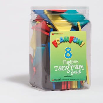 UPC: 0094051321030 | Dowling Magnets DO-732103 Foam Fun Magnet Tangrams