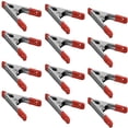 thumbnail image 2 of Wideskall® 4" inch Metal Spring Clamps w/Red PVC Coated Handle and Tips (Pack of 12), 2 of 3