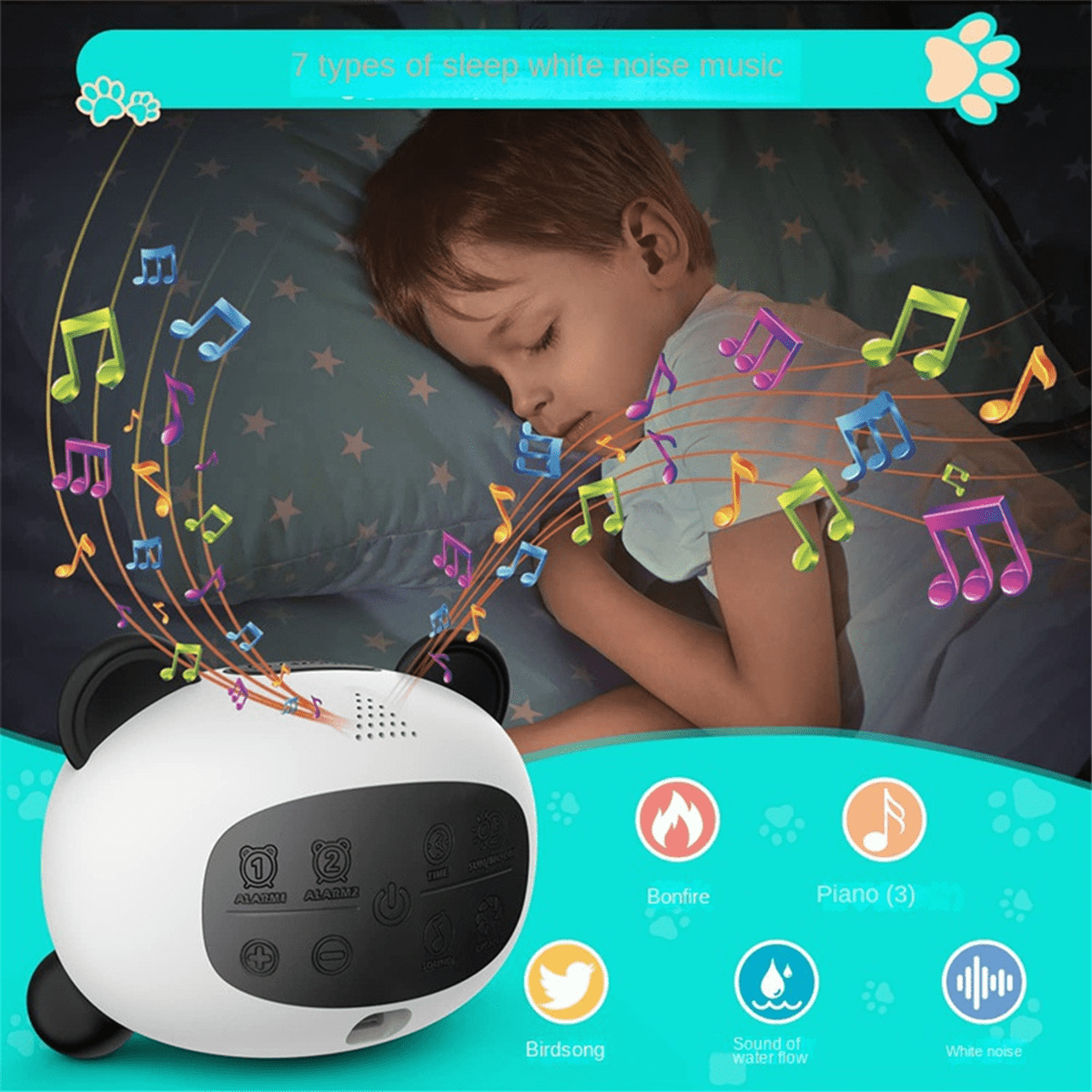 OK to Wake Clock for Kids, Kids Alarm Clock with Sleep Training Night Light,for Kids and Toddlers, Kids Clock with Light,1 * Alarm Clock 1 * Charging Cable,White