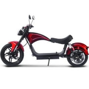 MotoTec Raven 60v 30ah 2500w Lithium Electric Cafe Motorcycle Red