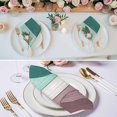 thumbnail image 2 of Cloth Napkins Set of 4 - 20x20 Inches, Purple Green Wood Grain Washable Reusable Table Napkins, Rustic Retro Wooden Plank Soft & Absortbent Dining Napkin for Party Wedding Hotel Restaurant, 2 of 8