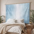 thumbnail image 3 of Blue Ombre Tapestry for Bedroom Wall Hanging Tapestry, Modern Abstract Art Aesthetics Ceiling Backdrop Tapestries Poster Blanket Wall Decor for Teens Room Living Room Dorm 59" x 79", 3 of 8