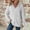 Light Gray #018, variant on Zip Up Hoodie Women Waffle Knit Long Sleeve Comfy Hooded Sweatshirt with Pockets Cute Fall Sweatshirts Casual Jacket Black M