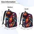 thumbnail image 3 of Yiaed Rock Skull Singer Print Backpack, Premium Laptop Backpack, Travel Backpack for Women, Lightweight Backpacks, Comfortable Back Pack-Small, 3 of 7