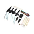 thumbnail image 3 of Kit De Sistema De Cierre Centralizado Para Coche Kit De Bloqueo Remoto De Entrada Sin Llave Universal Con Dos Controles Remotos Para Puerta De Vehículos De Coche Serendint VI007060-00, 3 of 7