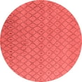 thumbnail image 1 of Ahgly Company Indoor Round Oriental Red Industrial Area Rugs, 6' Round, 1 of 4
