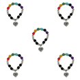 thumbnail image 1 of Qarigey curativa de chakras con piedras naturales para la paz interior Pulseras de chakras Cristales de chakras 10 mm Type2 NO2, 1 of 6