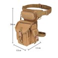 thumbnail image 2 of Dinheiro - Riñonera multifuncional con forma de pierna caída, táctica, estilo militar, para exteriores, para excursiones en motocicleta, senderismo, viajes, pesca, bolsa de herramientas, 2 of 5