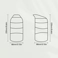 thumbnail image 4 of PPSU Water Bottle Solid Color Heats-resistant Leakproof Replacing Men Man Replacement Adult Children School Office Flask Drinkware Gift Pink, 4 of 9