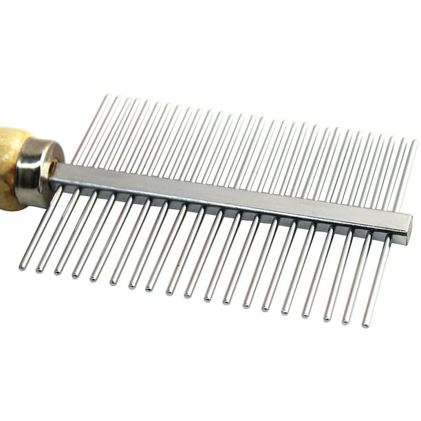 Pet Dog Cat Stainless Steel Grooming Comb Shedding Comb Trimmer Comb Walmart