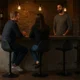 thumbnail image 5 of Silla para Bar y Barra de Cocina con Respaldo y Reposapies de Altura Ajustable Banco Taburete Giratorio con Asiento Acolchado de Diseño Moderno Full Black, 5 of 7