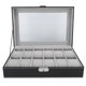 thumbnail image 3 of Caja de reloj Caja de almacenamiento de reloj Caja de almacenamiento Caja de almacenamiento de exhibcon Almohadones Pequeos Aspecto Elegante y Diseo Cuidadoso Caja de Reloj, Vitrina, Aretes para Gemel, 3 of 8