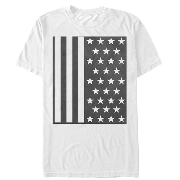 Men's Lost Gods Fourth of July Modern American Flag Graphic Tee White 2X Large