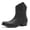 25YY06 Black, variant on Globalwin Women's Ankle Boots Snip Toe Camel Cowgirl Boots Embroidery Short Cowboy Boots For Women Chunky Heel Comfortable Tan Boots For Nashville Outfits Size 10M