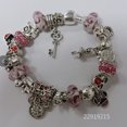 thumbnail image 3 of Pulsera con dijes de oso de Winnie the Pooh para mujer, brazalete con colgante de Piglet Eeyore para niña, cuentas de Anime de Disney para fabricación de joyas, 3 of 5