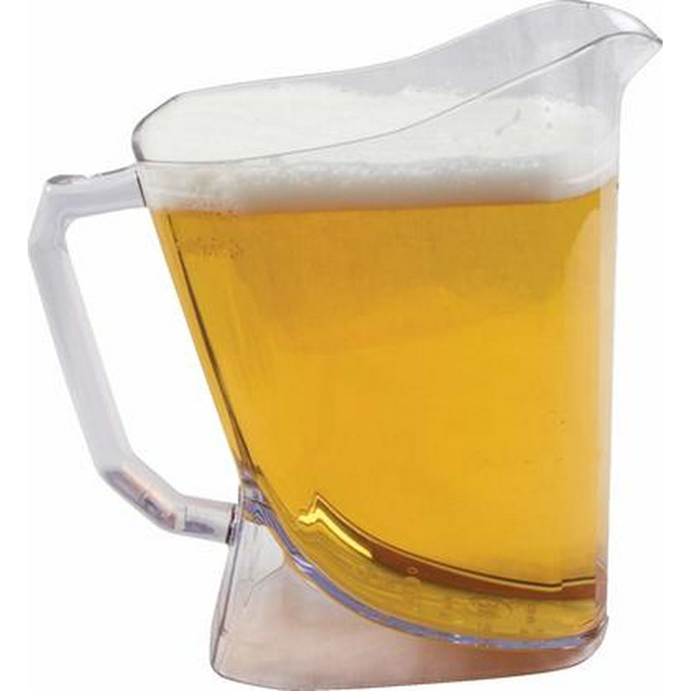 San Jamar Low Profile Perfect Pour Beer Pitcher 60 oz Home & Garden