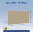 thumbnail image 2 of CORTINA LATERAL CROWN SHADES SunWall con Recubrimiento Plateado para Toldos 12x12, 2 of 8