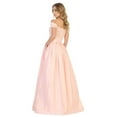 thumbnail image 2 of Off The Shoulder Long Ballroom Classy Dress, 2 of 4