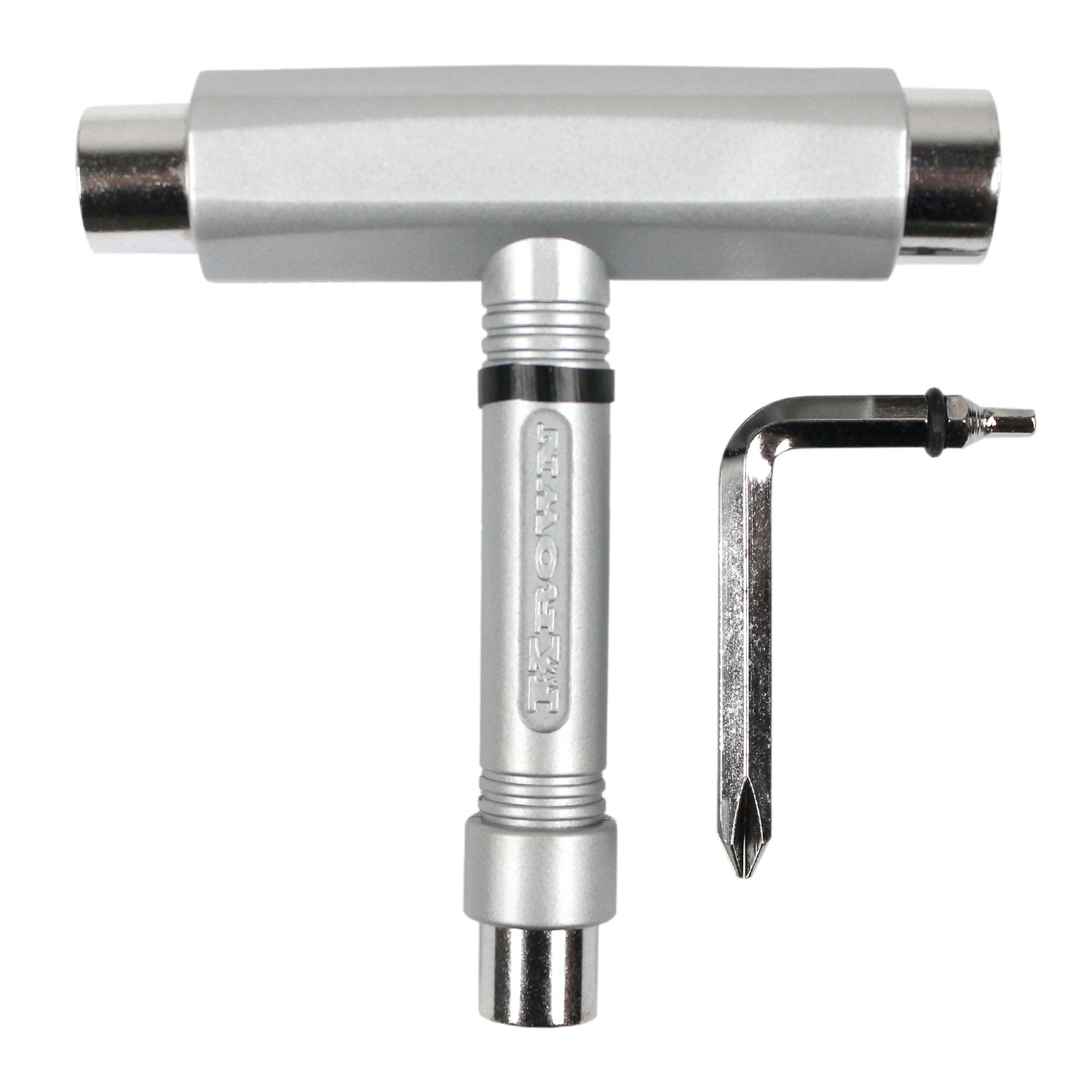 KROWN skate T TOOL skateboard longboard pocket size ALL IN ONE Chrome