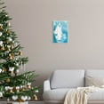 thumbnail image 2 of Just Chillin Funny Winter Yeti Holiday Graphic Art Unframed Art Print Wall Art, 2 of 6