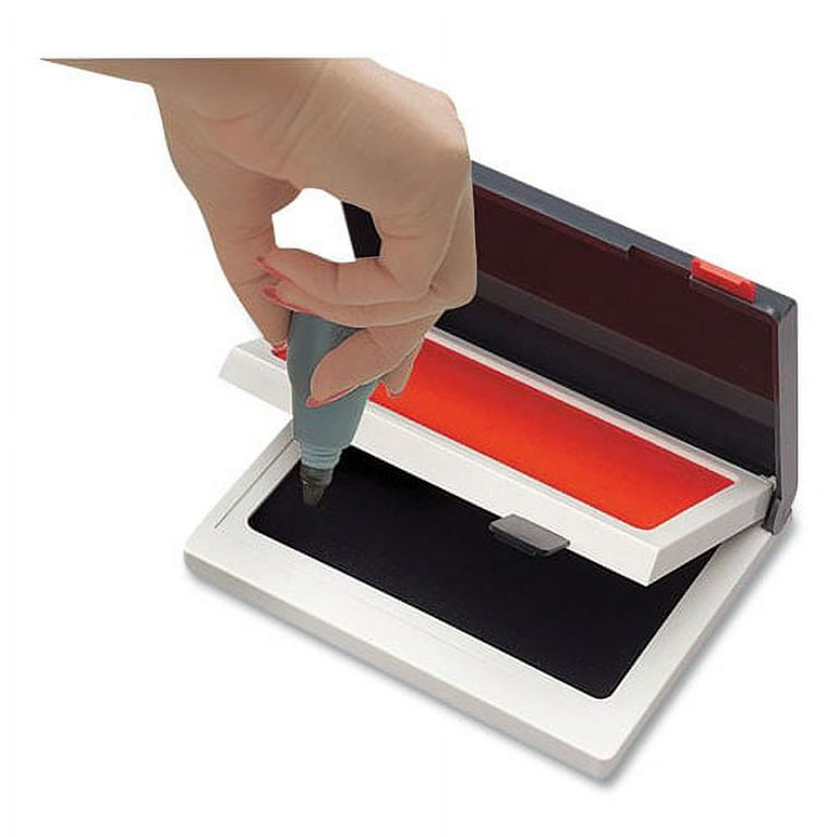 2000 PLUS Two-Color Felt Stamp Pad Case, 4 2000 PLUS Two-Color Felt Stamp Pad Case, 4