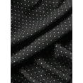 thumbnail image 4 of Black Polka Dot Pleated Tiered Ruffle Mini Skirt A-Line Sweet Vacation Style, 4 of 8