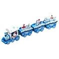 thumbnail image 2 of Weloille Christmas Wooden Train Ornament, Mini Painted Train Decoration Kids Gift Toys, Xmas Table Top Adornment for Christmas Party Kindergarten, 2 of 6