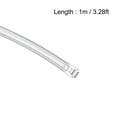thumbnail image 2 of Uxcell  0.08''x0.16''x3.28ft Air Hoses Water Pipes for Pump Transfer Silicone  Rubber Clear 1pcs, 2 of 3