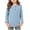 Z_Light Blue, variant on Loopsun Girls Summer Tshirts, Kids Girls Pleated T-Shirts Summer Short Sleeve Fashion Tees Green 10-12 Years