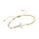 thumbnail image 3 of 4x Pulsera con Cuentas, Dije Cruzado, Joyería de Moda, Pulsera de Hilo Cruzado de Piedra Ajustable para Fiesta Del Día de San Valentín, Niñas 4 piezas, 3 of 8