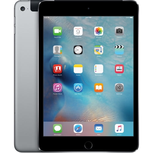 Restored Apple iPad Mini 4 128GB Space Gray Wi-Fi MK8D2LL/A (Refurbished)