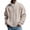 APQ42-Complexion, variant on Men'S Waffle Knit Full Front Zip Jacket,Stand Up Casual Sportswear Comfy Thick And Warm Solid Color Loose Cardigan For Home Outdoor Work Light Blue M