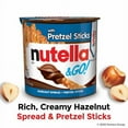 thumbnail image 2 of Nutella & GO! Hazelnut and Cocoa Spread with Pretzel Sticks Snack Pack 1.9 oz - Pack of 2, 2 of 5