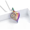 thumbnail image 2 of Cremation Jewelry Angel Wing Heart Urn Necklaces for Ashes for Women Men Memorial Lockets Pendant Engraved Always in my Mind Forever in my Heart, 2 of 6
