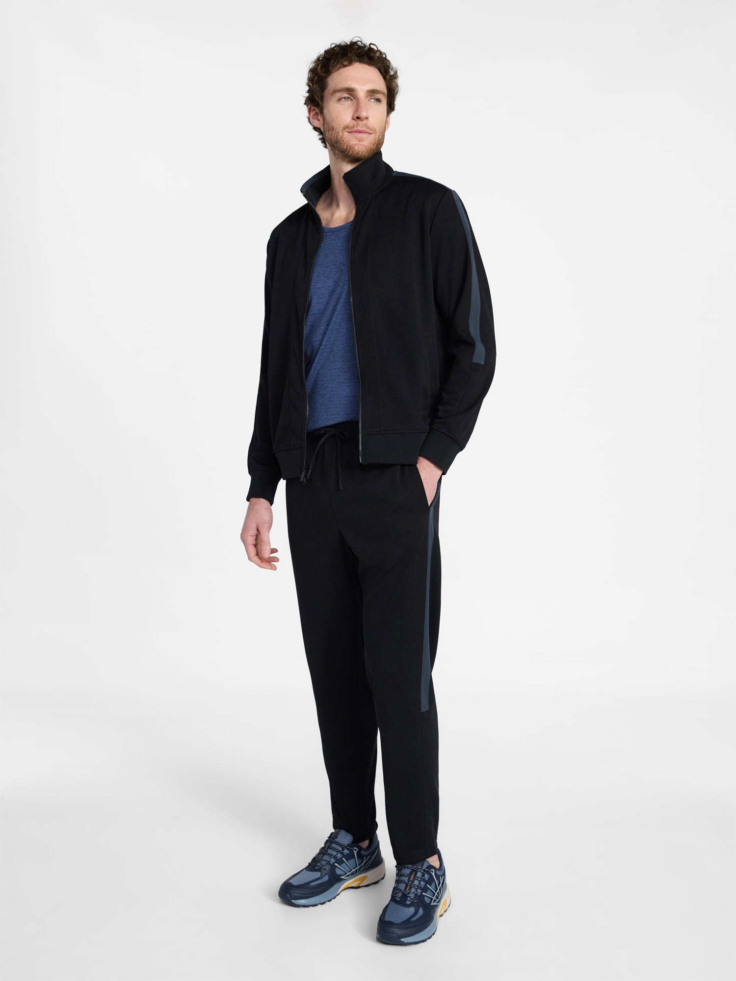 Athletic Works Men's and Big Men's Tricot Track Pants, Sizes S-3XLT