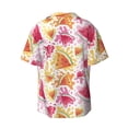 thumbnail image 6 of Daiia Watermelon Men's Linen Shirts Short Sleeve Casual Shirts Button Down Shirt for Men Beach Summer Wedding Shirt-Medium, 6 of 6