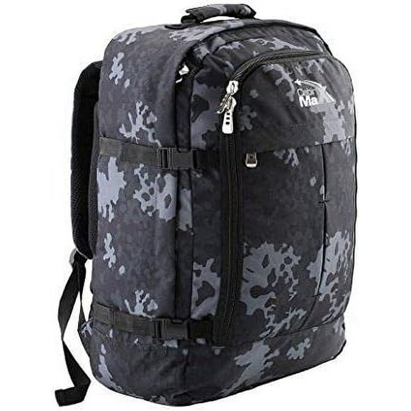 Cabin Max Metz 44L Travel Backpack Carry on Luggage Sized 55x40x20cm (22x16x8) Lightweight (Camo)