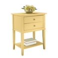thumbnail image 5 of Franklin Accent Table with 2 Drawers, Yellow, 5 of 7