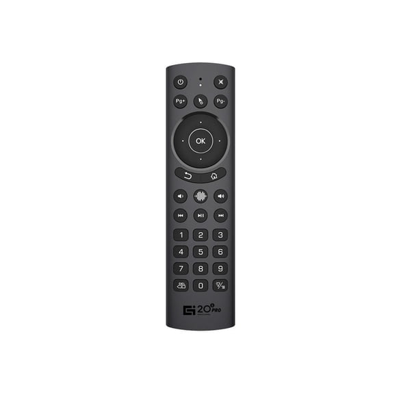 Sidaley Control remoto Fly Mouse Smart Voice 2.4GHz Giroscopio Controles remotos Micrófono antideslizante Gyro Sensing Remote Videojuegos y accesorios