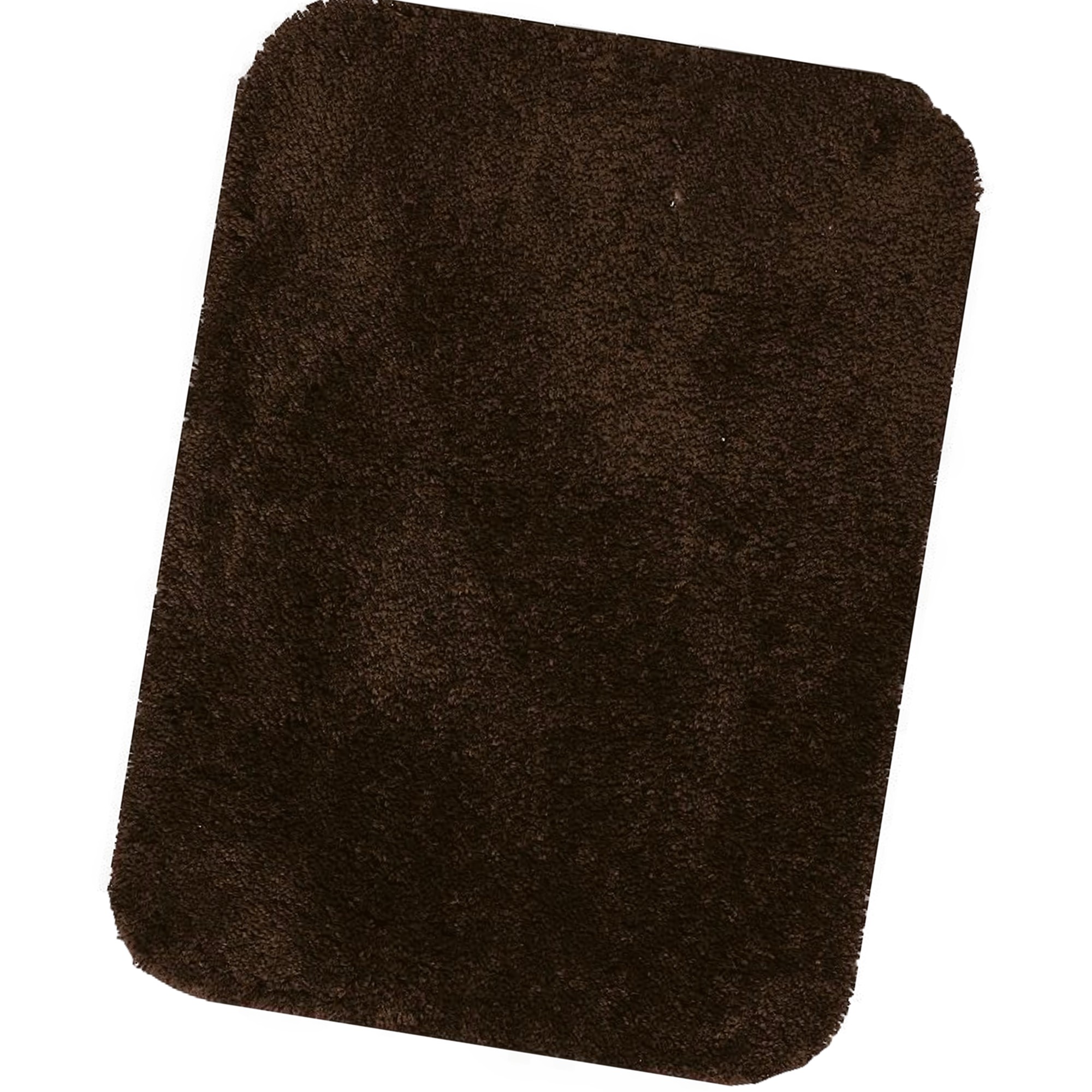 Sonoma Ultimate Plush Chocolate Brown Skid Resistant Bath Rug, 17x24 Bath Mat